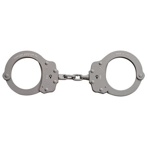 New in box peerless superlite chain link grey handcuffs 730cs for sale
