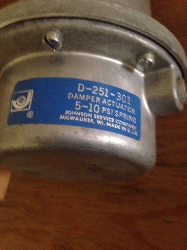 Johnson Controls D-251-301 Damper Actuator 5-10 PSI Spring D251301