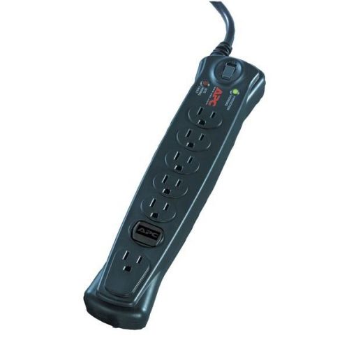Apc p74 essential surgearrest surge protector w/7-outlets &amp; 4&#039; cord for sale