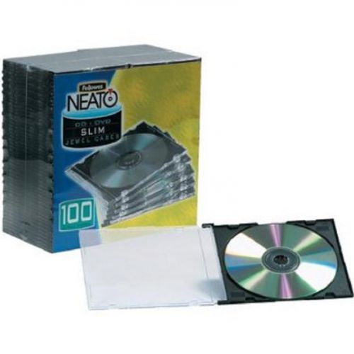 Fellowes Slim Line CD-DVD Jewel Cases (Case of 200)