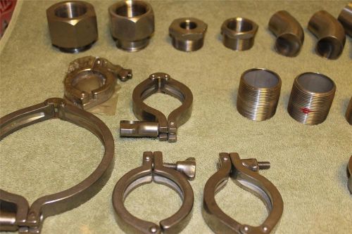 Sanitary Tri-clamps 316L &amp; 304L Caps, Clamps, Elbows, Ferrules, Fittings, &amp; More