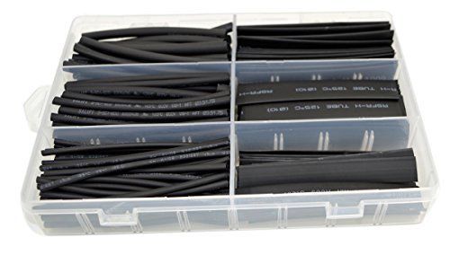 URBEST®180 pcs Heat Shrink Wire Wrap Cable Sleeve Tubing Sets Assorted Size