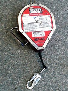 Miller  mighty lite self-retracting lifeline - rl50- 50ft. free shipping for sale