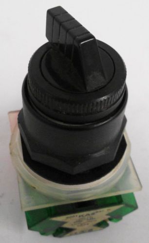 Square d 65122-277 3 position rotary switch with 9001 ka2 &amp; 9001 ka3 contacts for sale