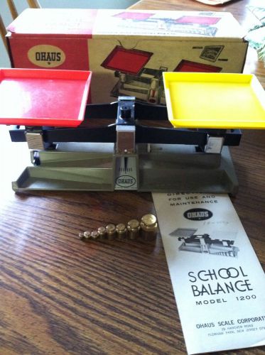 Ohaus model 1200 school balance scale for sale