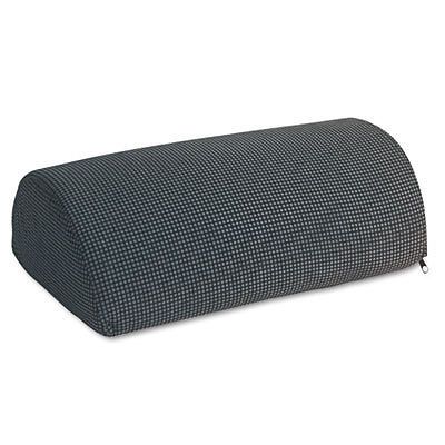 Half-cylinder padded foot cushion, 17-1/2w x 11-1/2d x 6-1/4h, black for sale