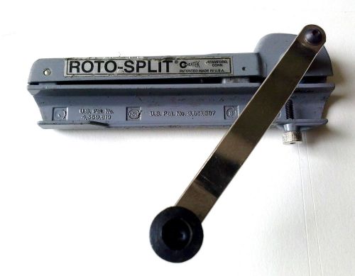 Roto-Split Electrical Cable Cutter/Stripper..Seatek Co. Made in the USA