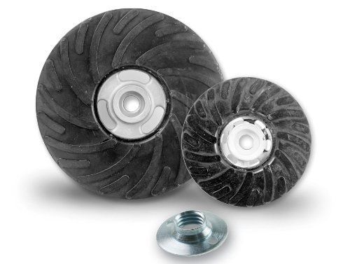 Mercer Abrasives 324045 Backing Pad For Semi-Flexible Discs, Rubber 4-1/2-Inch