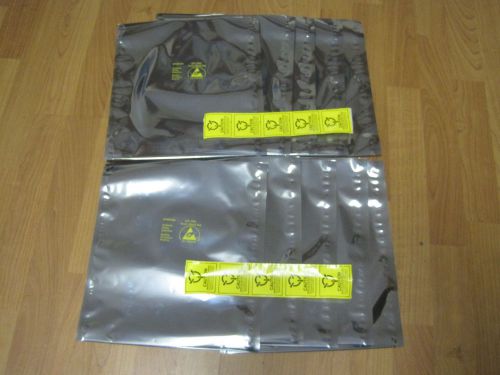 10 NEW STATIC SHIELDING BAGS with labels / seals,  SCC 1000 10&#034;X12&#034;, Anti-Static