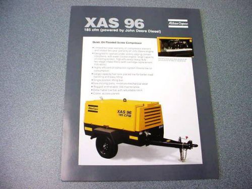 Atlas Copco XAS 96 Portable Compressor John Deere Diesel Brochure