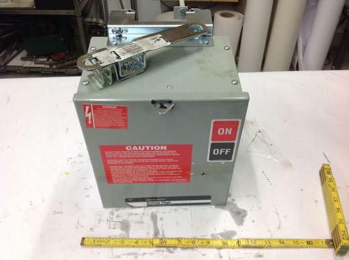Ge sb361rg 30a spectra fusible busway plug breaker 600v, 3ph, 3/gw,  new no box for sale