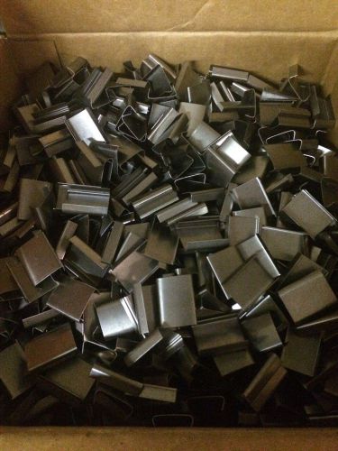 Approx.1,500 - 3/4&#034; open metal seals for steel strapping. brown darnell co. for sale