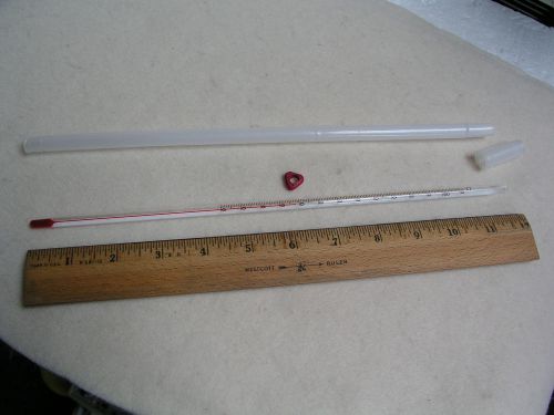 30ml glass Immersion Thermometer *red liquid filled