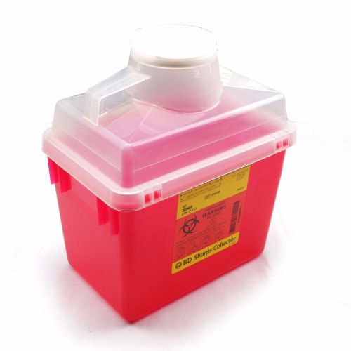 8 qts BD Sharps Container - nestable needle biohazard disposal sharps collector