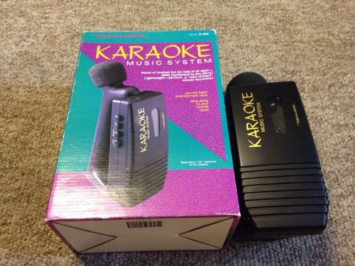 Realistic by Radio Shack 14-856 Karaoke Music System Vintage Brand New