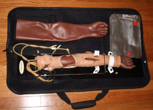 Pocket nurse multipurpose venous training arm emt ems manikin unit for sale
