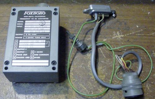 Foxboro module frequency to dc converter model fr-320b. freq. 10 to 120 hz for sale