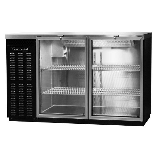Continental Refrigerator BBUC50S-GD Back Bar Cabinet, Refrigerated