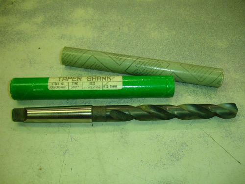 Precision Twist Drill Company Bit 21/32&#034;  20042  USA 2 Morse Taper 209