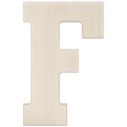 &#034;Baltic Birch University Font Letters &amp; Numbers 5.25&#034;&#034;-F, Set Of 6&#034;