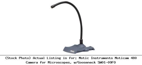 Motic instruments moticam 480 camera for microscopes, w/gooseneck : sw01.09fo for sale