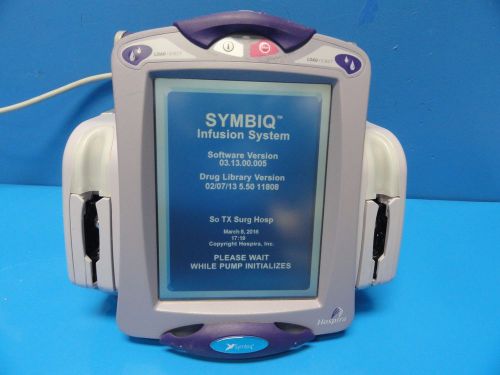 Abbot labs hospira symbiq dual channel infusion pump (infusion system) (10458) for sale