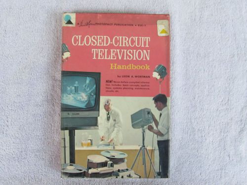 Closed-Circuit Television  Photofact 1964 First Edition Hardcover ****** Box - E