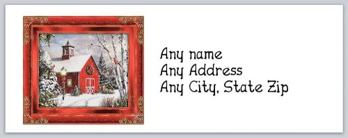 30 Personalized Return Address Labels Christmas Buy 3 get 1 free (ac245)
