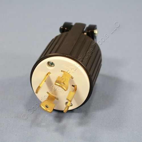 Cooper commercial twist turn locking plug nema l14-30p 30a 125/250v l1430p for sale