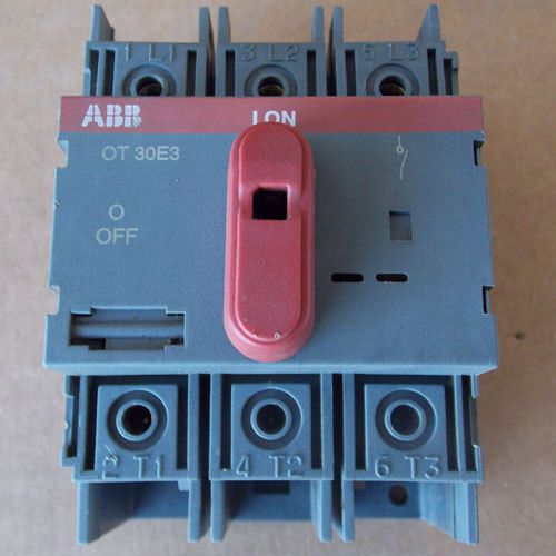 ABB OT30E3 3 Pole 30 Amp 600V General Purpose Switch Interrupteur Used