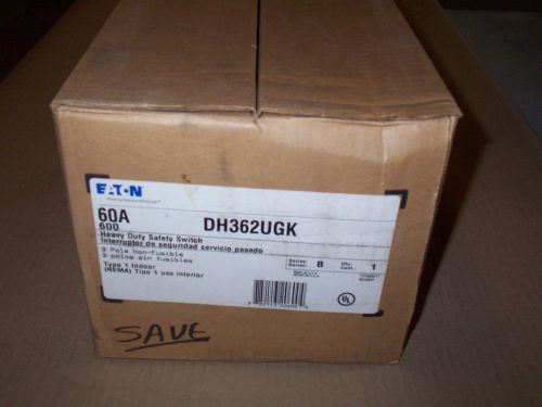 Cutler Hammer DH362UGK 60 amp 600v Non Fusible Safety Switch Disconnect NEW