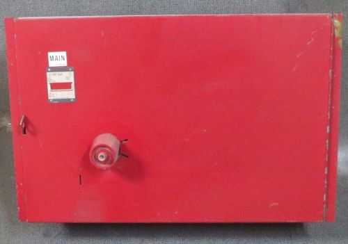 Westinghouse fusible fdp switch 400 amp 240v 3 pole model fdp325r with fuses for sale