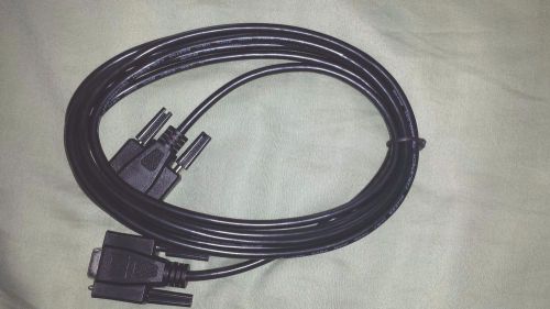 Sf cable, 10 ft db9 m/f serial extension cable rs232 black color for sale