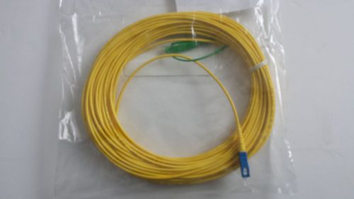 Optical Cable 19M F.O. Jumper, SM, SCAPC-SC Yellow Simplx LOT of 2