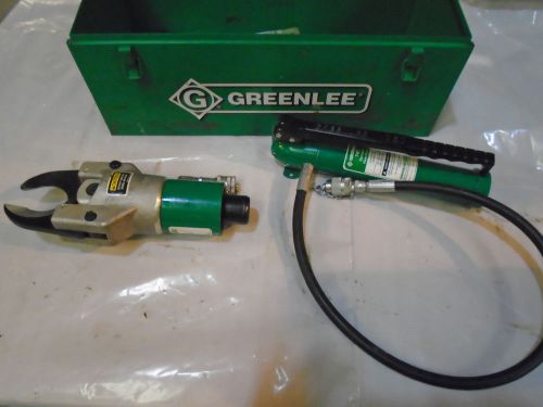Greenlee 750h767 hydraulic cable cutter w/ pump for sale