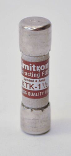 Cooper Bussmann KTK-1 1/2 Limitron Fast-Acting Fuse Class CC