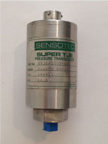 *NEW* STJE/1890-04 Sensotec Super TJE Pressure Transducer, 0-2000 psi