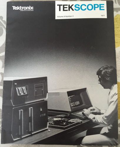 TEKTRONIX TEKSCOPE Magazine 1977 Computer Microprocessor