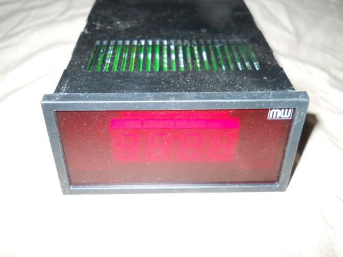 Muller Weigert Ditial LED Panel Meter DVM96/2000B, 3.5 Digit, Red, 0-2 VDC Input