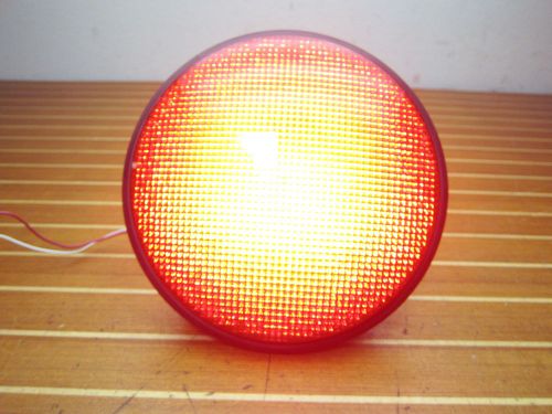Dialight 12&#034; dia 110 Volt AC Electric Red LED Traffic Signal Light Module