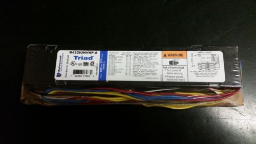 Universal b432iunvhp-a triad ballast for (4) f32t8 120v to 277v for sale