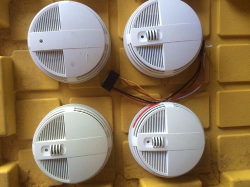 Ge smoke detector lot,  4-wire, low voltage,  model: 449cst,  449ct, 449c for sale