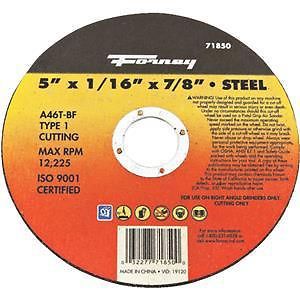Forney Industries 71850 Abrasive Metal Cut-Off Wheel-5&#034; CUTOFF WHEEL