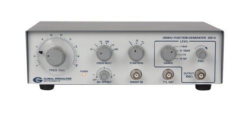 Global Specialties 2001A Function Generator, 0.2Hz to 200 kHz Frequency