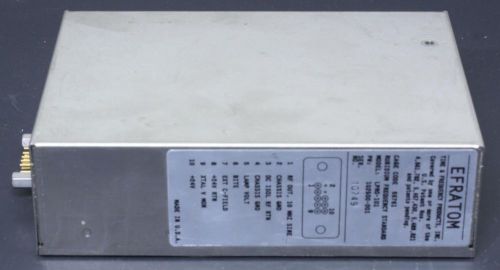 RUBIDIUM  EFRATOM LPRO-101 10-Mhz  STANDARD NOT TESTED