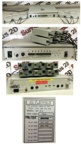 Cetec Vega QX-6A Wireless Intercom Master Station w/6 Beltpacks