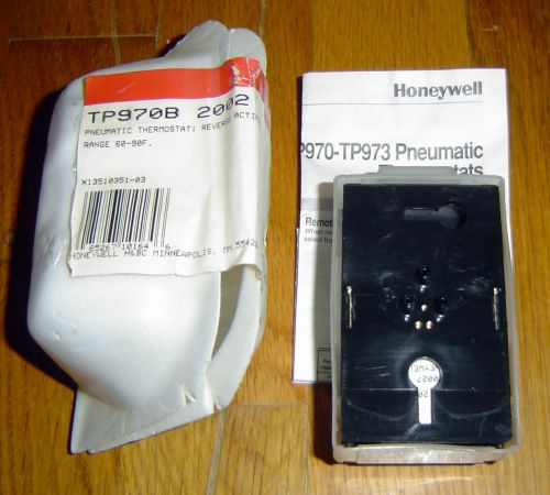New Honeywell TP970B Pneumatic Thermostat