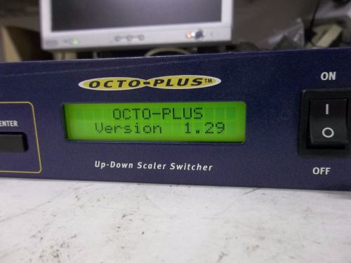Analog Way Octo-Plus OCP802 Up-Down Scaler Switcher Has Image Stability Issue