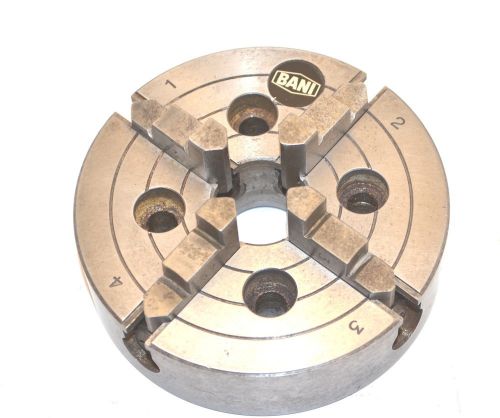 4&#034; bani swiss made 4 jaw independant chuck for schaublin myford lathe for sale