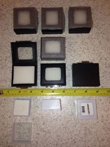 Lot of 10 Jewelry and Coin Collectors Boxes No Reserve